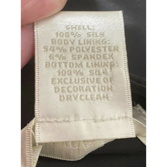 Strapless Cocktail Dress Size 12 Ann Taylor 100% Silk - Picture 11 of 11